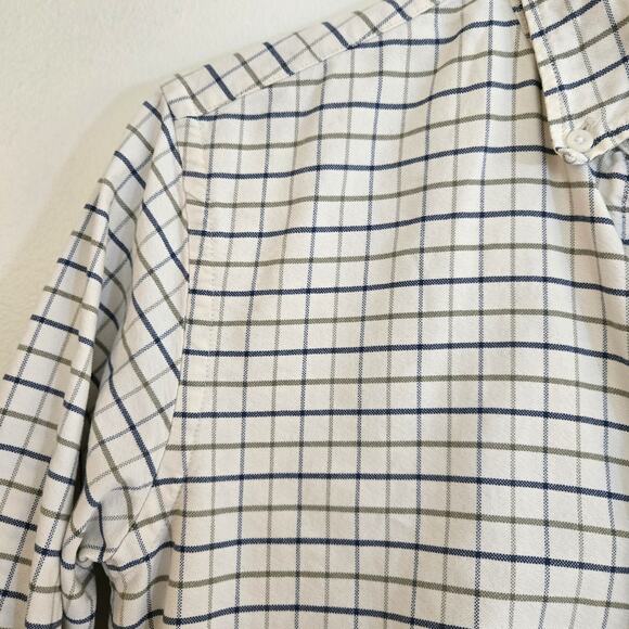 J. Crew Plaid Check Size S Oxford Slim Button Down Dress Shirt - Picture 4 of 7